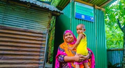 Rising above the floods: keeping families safe with climate-resilient toilets
